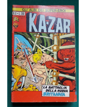 Gli Albi dei Super-Eroi n.  9 * A.S.E. - Ka-Zar n. 3 * ed. Corno