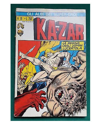 Gli Albi dei Super-Eroi n. 19 A.S.E. - Ka-Zar n. 4 ed. Corno