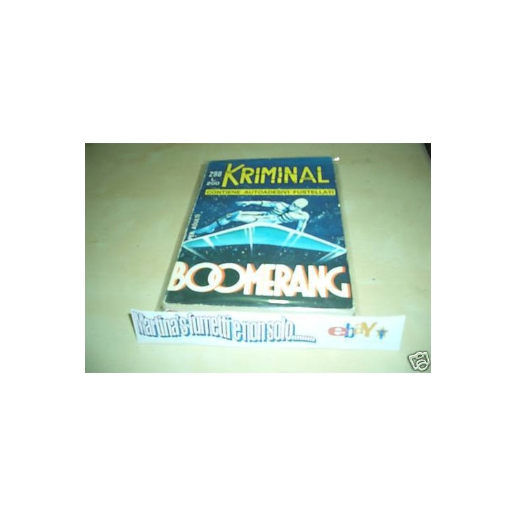 Kriminal n.298 *ed.Corno "boomerang" 5,00€
