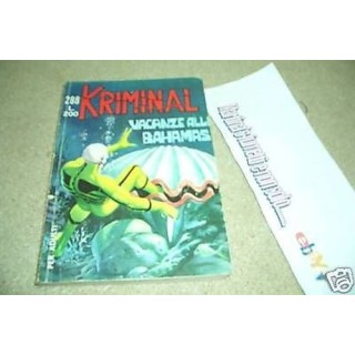 Kriminal n.288*ed.Corno "vacanze alle Bahamas" 7,00€