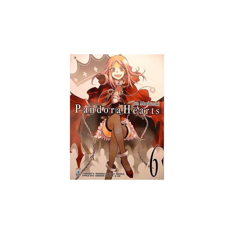 Pandora Hearts 6 di Jun Mochizuki ed Star Comics sconto 10% 3,80€