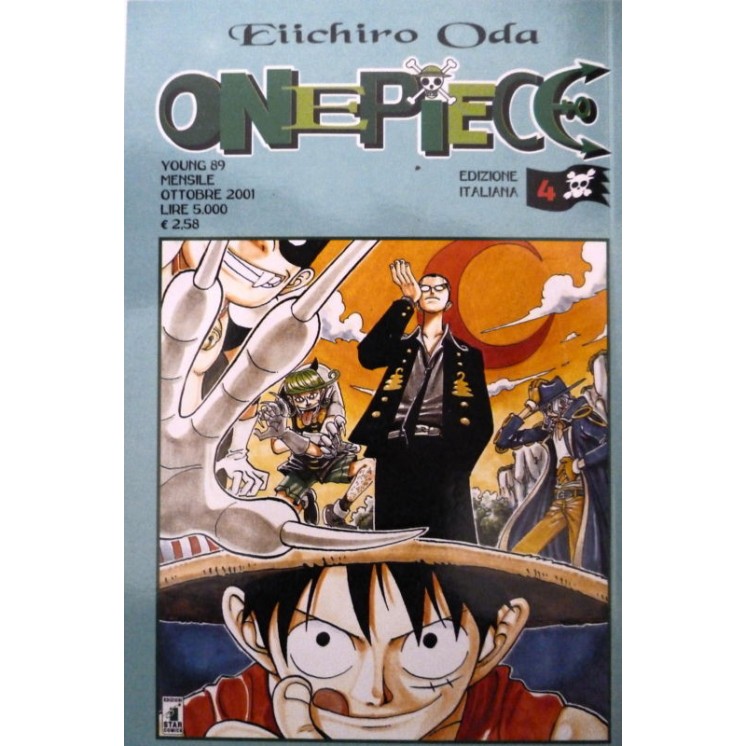 One Piece n. 4 di Eiichiro Oda ed Star Comics sconto 10% 4,30€