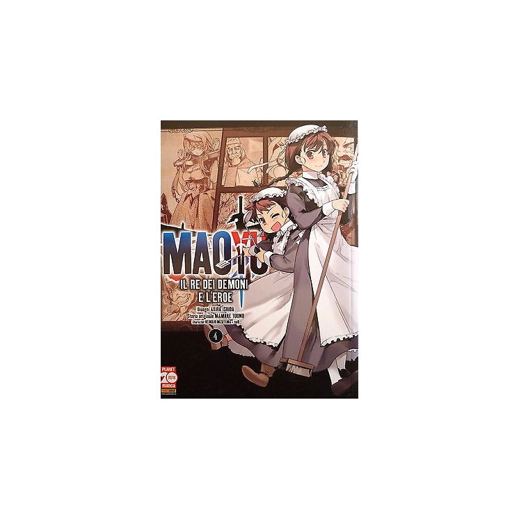 Maoyu Il Re dei Demoni e l'Eroe n. 4 di Ishida, Touno ed Panini sco...