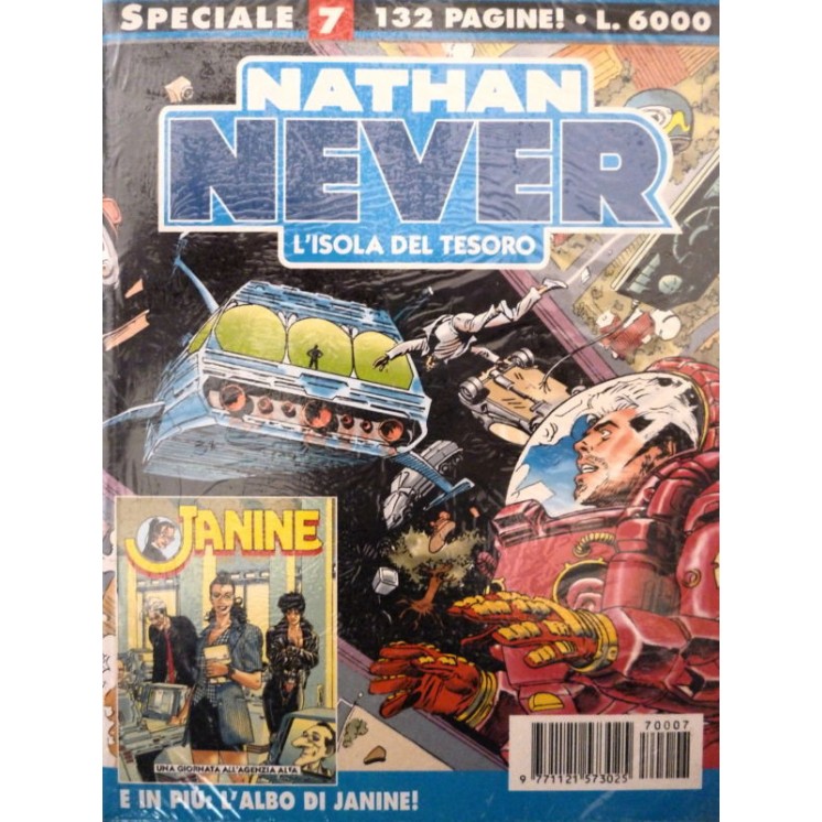 Nathan Never SPECIALE n. 7 " L'isola del tesoro " ed. Bonelli BLIST...