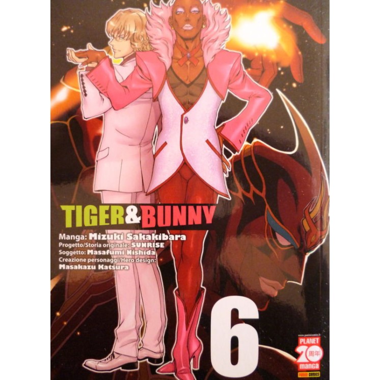 TIGER e BUNNY 6 di M.Sakakibara ed Panini sconto 50% 2,20€