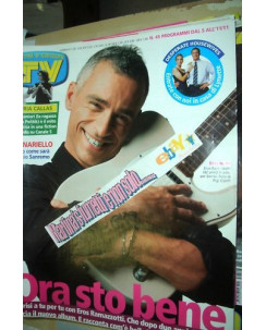 Tv Sorrisi e Canzoni 2005 n.45:Ramazzotti Baglioni Hunz