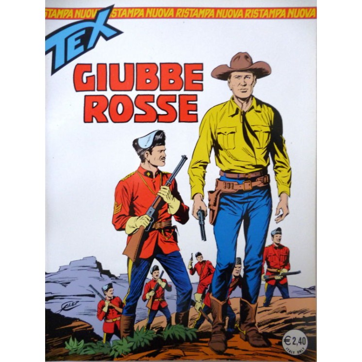Tex nuova ristampa 124 con POSTERINO di C.Villa ed. Bonelli 1,10€