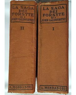 John Galsworthy : la saga dei Forsyte 2 vol. ed. Mondadori A83