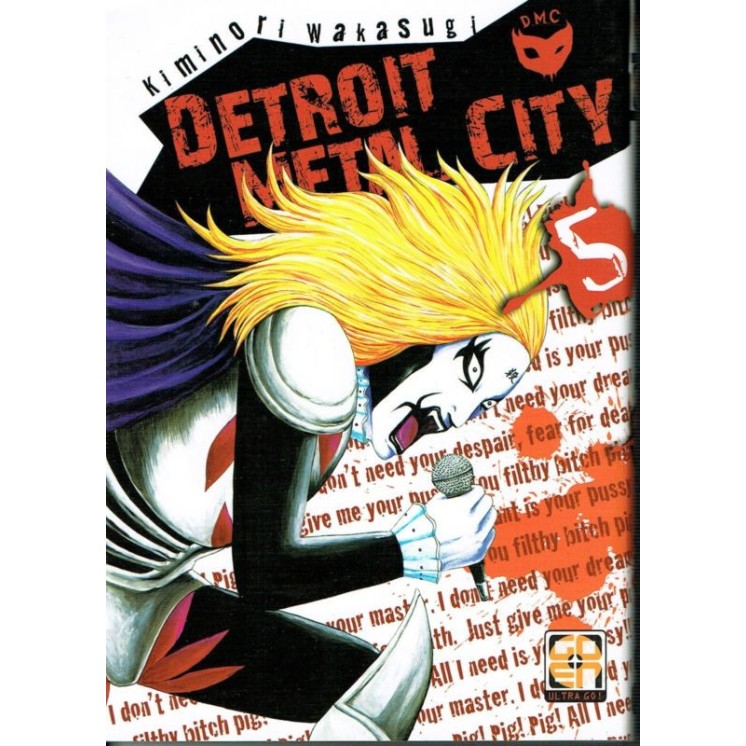 Detroit Metal City n. 5 di Wakasugi Kiminori ed. Planeta * SCONTO 5...