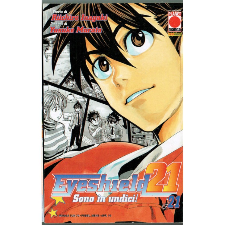 Eyeshield 21 n.21 di Riichiro Inagaki, Yusuke Murata * NUOVO! ed. P...