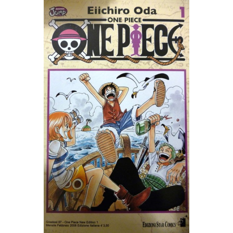 ONE PIECE NEW EDITION 1, di Eiichiro Oda, ed. STAR COMICS 4,30€