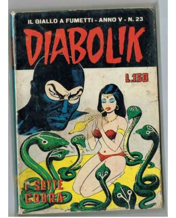 Diabolik Anno V n. 23 I sette cobra ed. Astorina