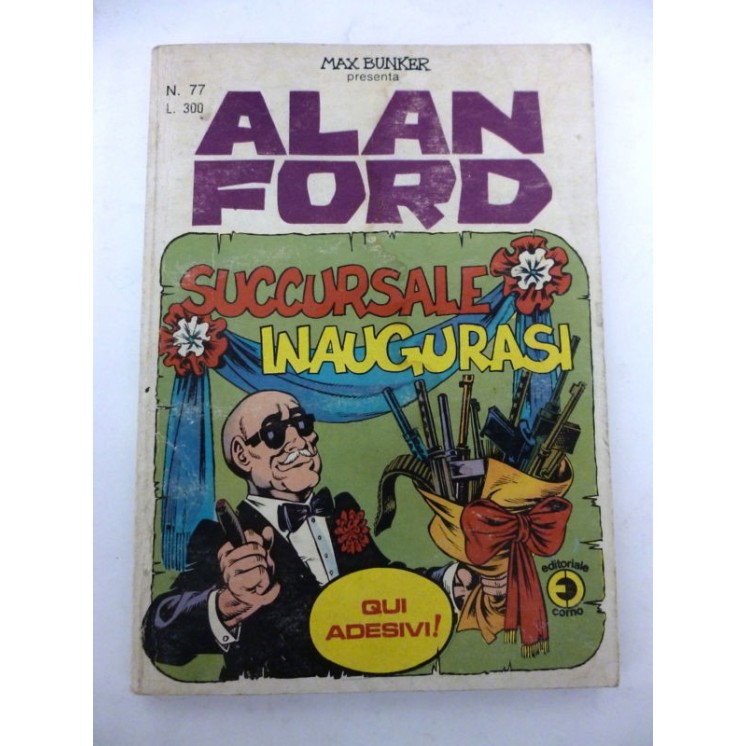 ALAN FORD n. 77 ( SUCCURSALE INAUGURASI ) ed. Corno 3,00€