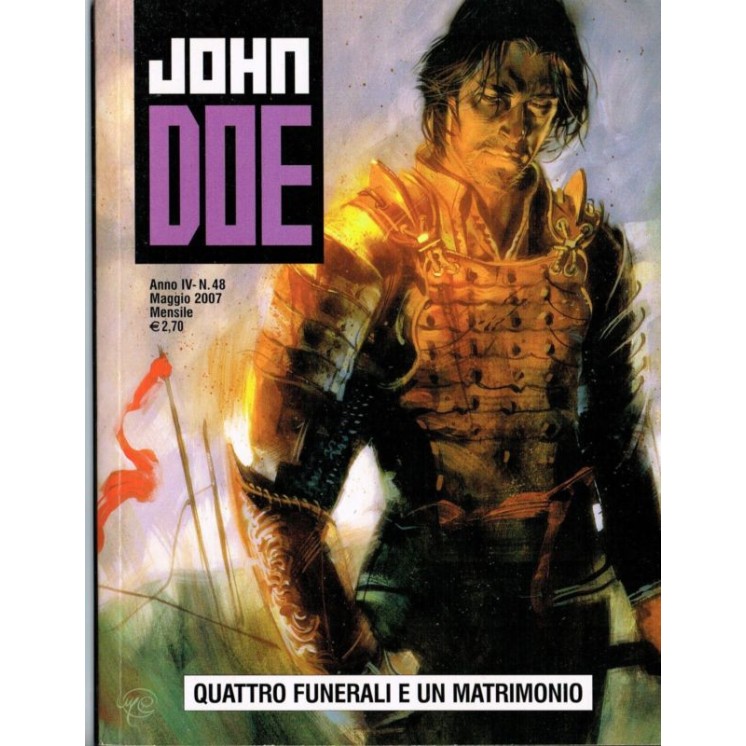 John Doe n.48 di Roberto Recchioni, Bartoli, Carnevale ed. Eura 1,50€
