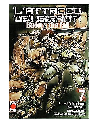 L'Attacco dei Giganti Before The Fall n. 7 di Isayama ed. Panini Comics