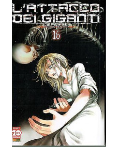 L'Attacco dei Giganti n.16 di Hajime Isayama - Prima Edizione Planet Manga