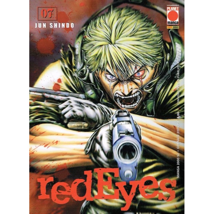 Red Eyes n. 7 di Jun Shindo - SCONTO 50% - ed. Planet Manga 2,00€
