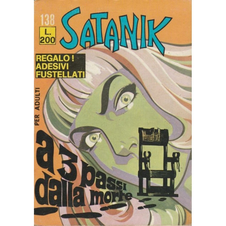 Satanik n.138 A 3 passi dalla morte ed.Corno Bunker & Magnus  4,00€