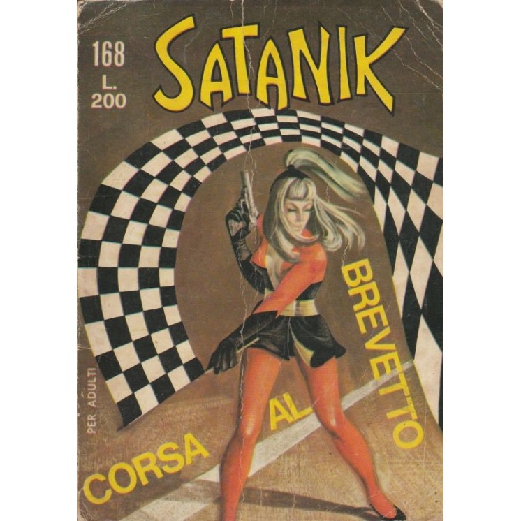 Satanik n.168 Corsa al brevetto ed.Corno Bunker & Magnus  2,00€