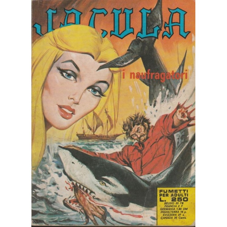 Jacula n.134 I naufragatori ed.EP 2,20€