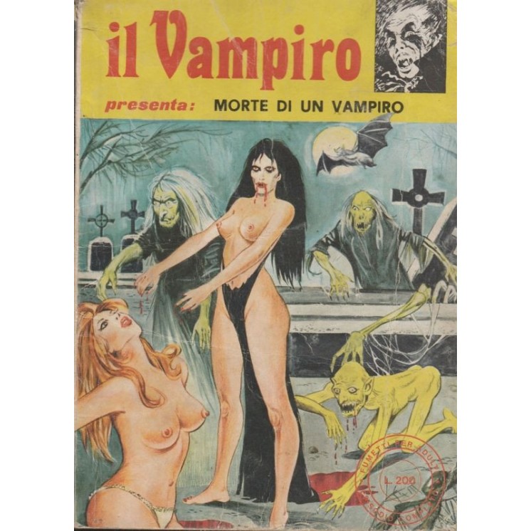Il Vampiro n. 7 Morte di un vampiro ed.Edifumetto 2,00€