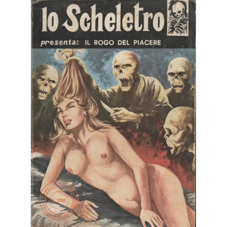 Lo scheletro n. 5 Il rogo del piacere ed.Edifumetto 2,00€
