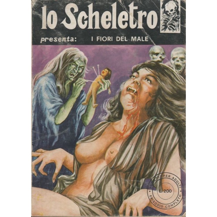 Lo scheletro n. 11 I fiori del male ed.Edifumetto 2,00€