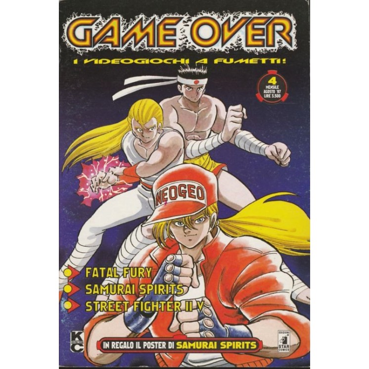 Game Over n 4 - Street fighter - Fatal Fury ed.Star Comics 1,50€