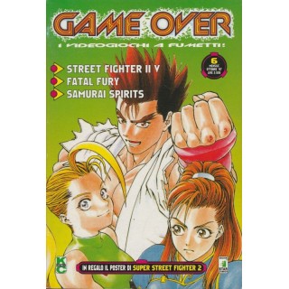 Game Over n 6 - Street fighter - Fatal Fury ed.Star Comics 1,50€