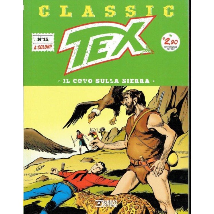 Classic TEX 15 a colori "il covo sulla Sierra" ed.Bonelli 2,55€