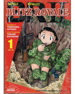 BATTLE ROYALE II Blitz Royale 1/2 serie COMPLETA di Hitoshi/Koushun ed.Shin SC08