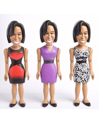 Jailbreak Toys Michelle Obama Action Figure With Red Dress VESTITO ROSSO Gd32