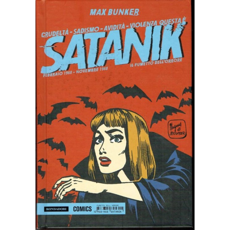 Satanik 1/14 SERIE COMPLETA di Bunker & Magnus cartonati ed.Mondado...