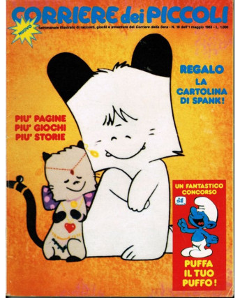 Corriere dei Piccoli 1983 n.18 Spank, Tom e Gerry, Flo, Chobin FU03