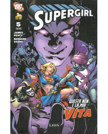 SUPERGIRL TP 5 questa non è la mia vita di Peaty ed.Lion SU15