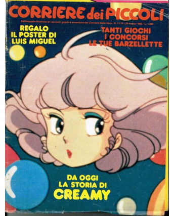 Corriere dei Piccoli 1985 n.11/12 Creamy, Lady Love, Pac-storia FU03