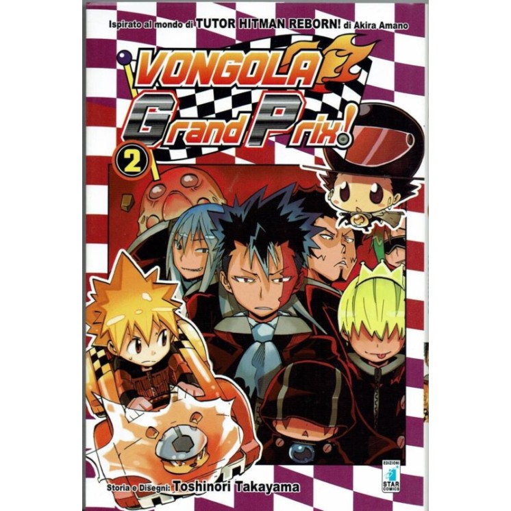 Vongola Grand Prix n. 2 di Takayama - Reborn ed. Star Comics SCONTO...