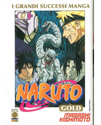 Naruto Gold Deluxe n. 61 di Masashi Kishimoto NUOVO ed. Panini Comics