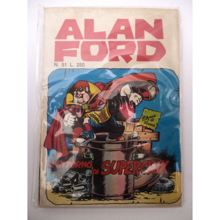 ALAN FORD n. 51 ( IL RITORNO DI SUPERCIUK ) ed. Corno 2,80€