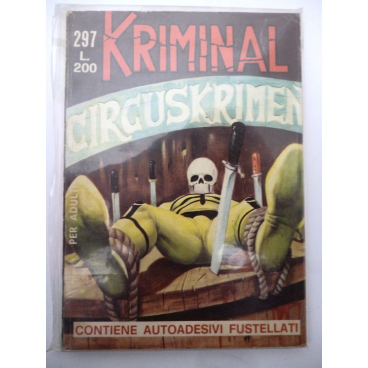 Kriminal n.297 * circuskrimen * ed. Corno 4,00€