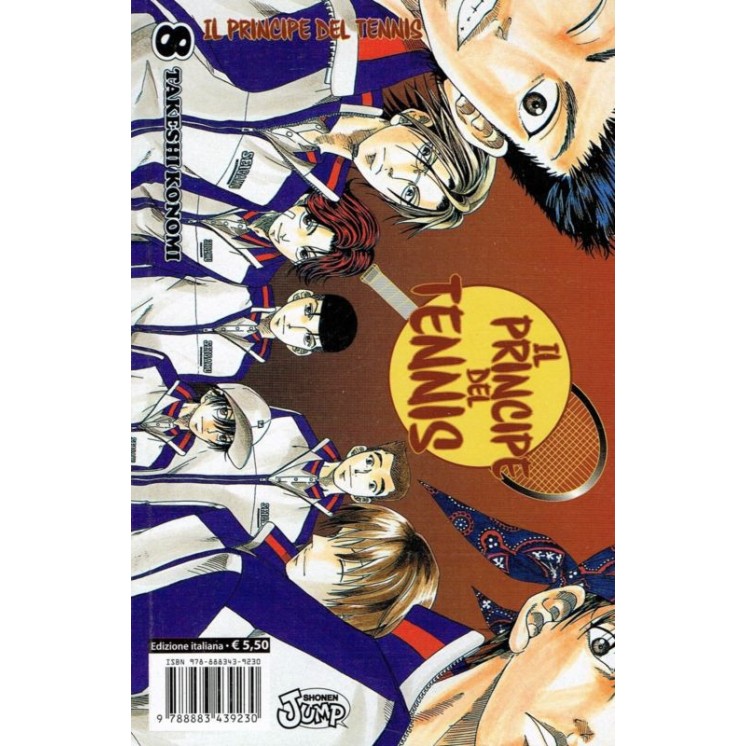 Il Principe del Tennis n. 8 di Takeshi Konomi SCONTO 50% ed. Planet...