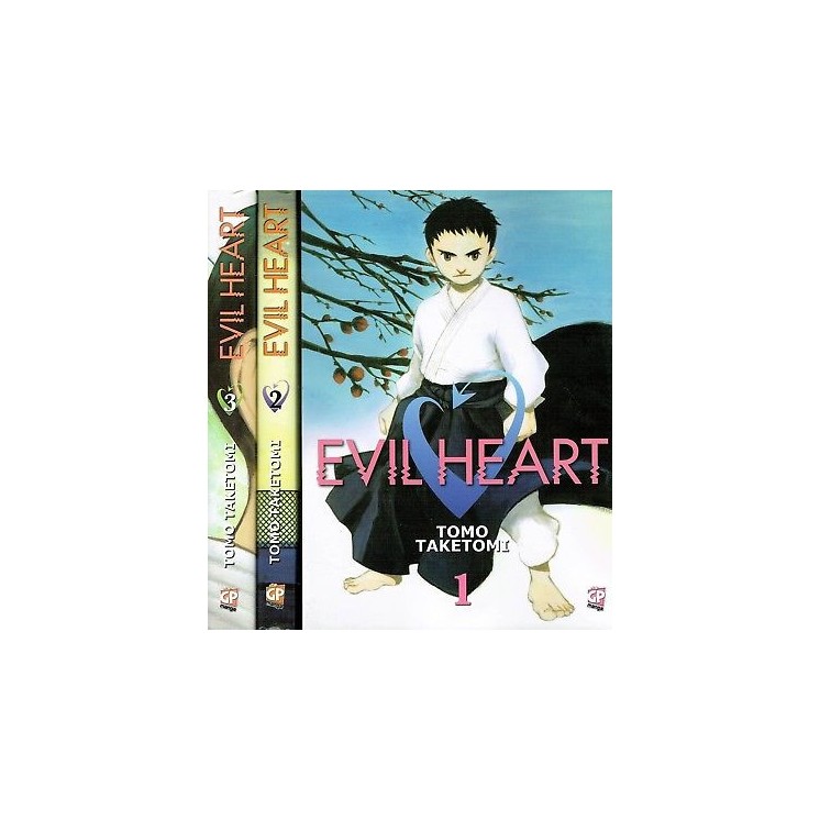 EVIL HEART 1/3 serie COMPLETA di T.Taketomi ed.GP 10,00€
