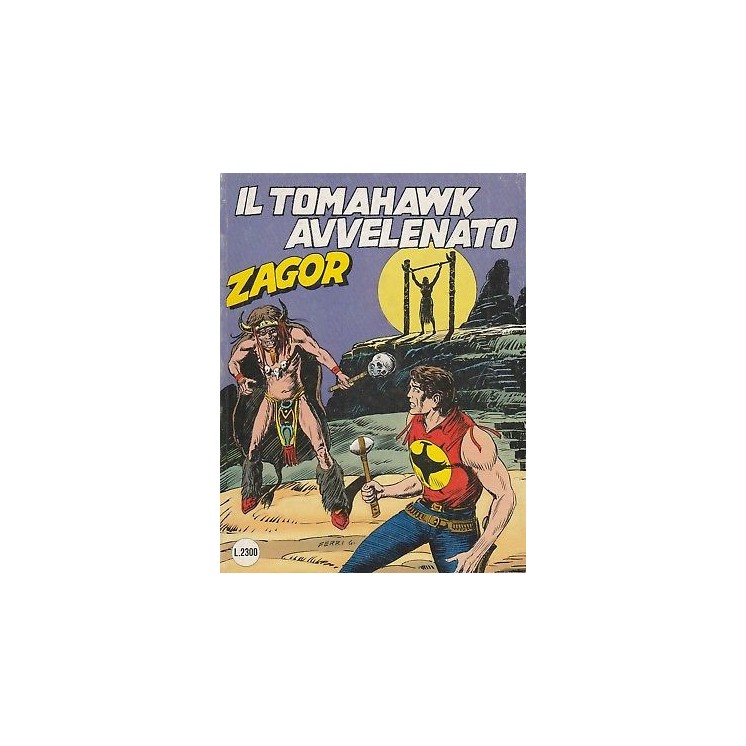 ZAGOR n.376 " Il tomahawk avvelenato " ed. Bonelli 1,50€