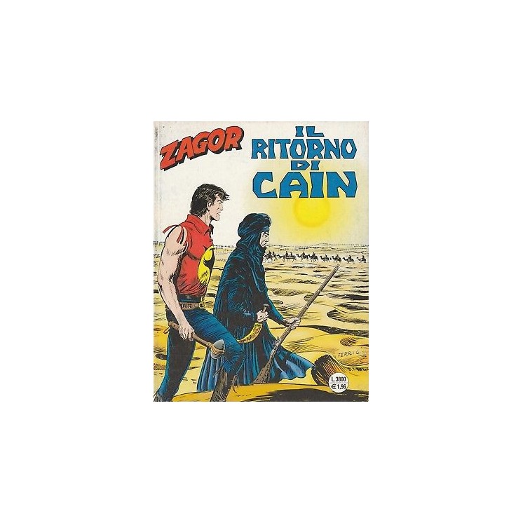ZAGOR n.471 " Il ritorno di Cain " ed. Bonelli 1,50€