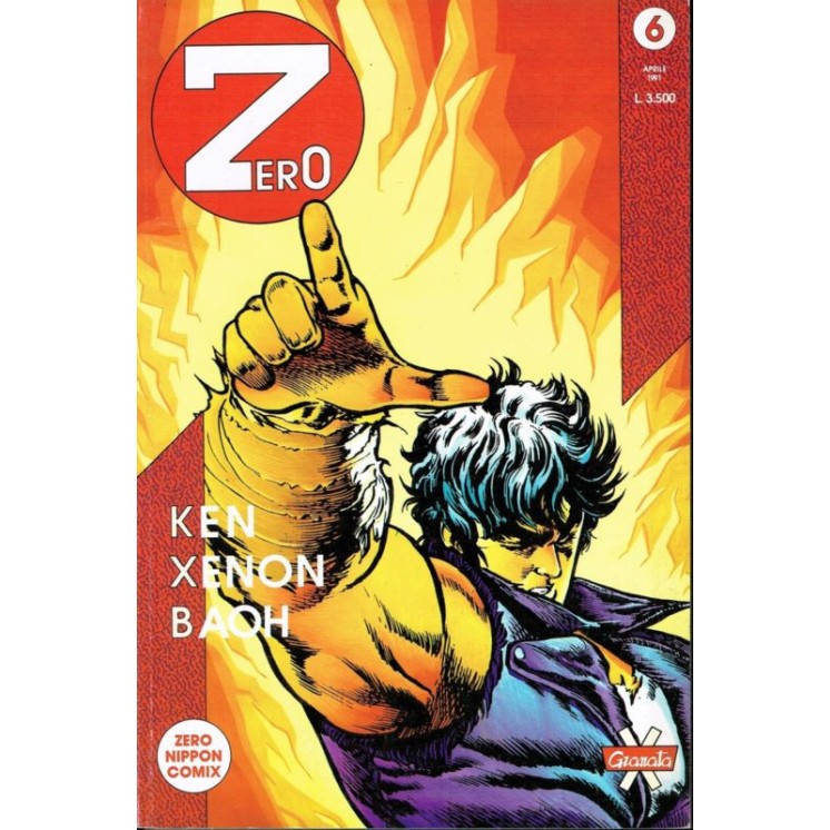 Zero 6 ed.Granata Press Ken il Guerriero BAOH 1,20€