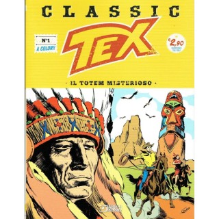Classic TEX 1 a colori "il Totem misterioso" ed.Bonelli 2,55€