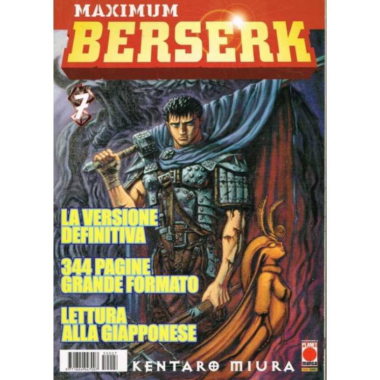 MAXIMUM BERSERK 7 di Kentaro Miura ed.Panini 7,00€