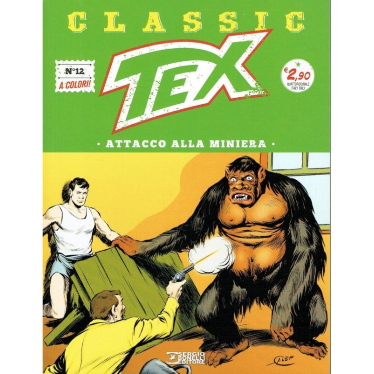 Classic TEX 12 a colori "attacco alla miniera" ed.Bonelli 2,55€