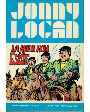 Jonny LOGAN 9 La mafia non esiste ed.Dardo FU07 