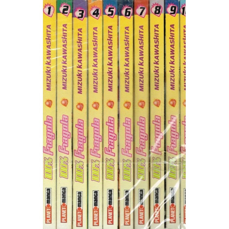 100% FRAGOLA 1/19 serie completa di M.Kawashita ed.Panini 65,00€